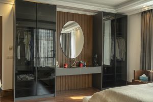 درب دکوفیکس شیشه پارچه‌ای